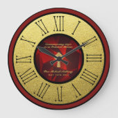 40e Jubileum voor de Orde Ruby Gold Specialized Grote Klok (Voorkant)