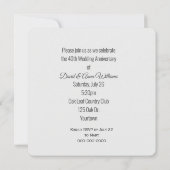 40e Jubileum Waterverf krans Kaart (Achterkant)