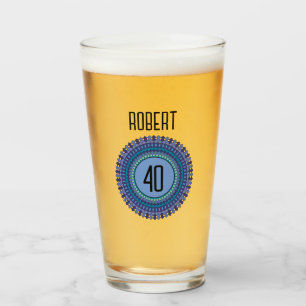 40e Mandala Mannen Glas