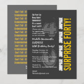 40e Matig Goud en grijs Kaart (Voorkant / Achterkant)