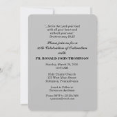 40e Ordination Jubileum Invitation Cross Host Kaart (Achterkant)