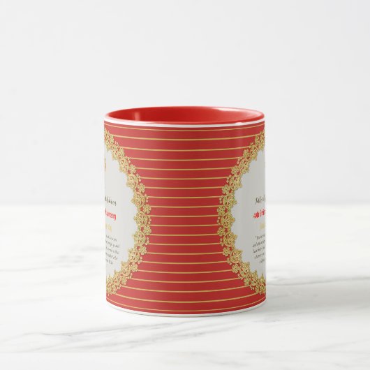 40e priesterwijding RUBY MUG - ELKE GELELIDE Mok (Midden)