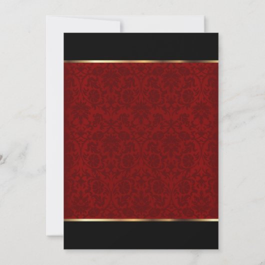 40e Ruby Jubileum Design Kaart (Achterkant)