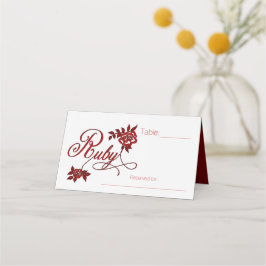 40e Ruby Jubileum Party met witte rozen