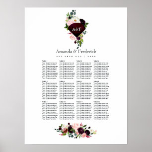 40e Ruby Wedding Jubileum Zitplaats Poster