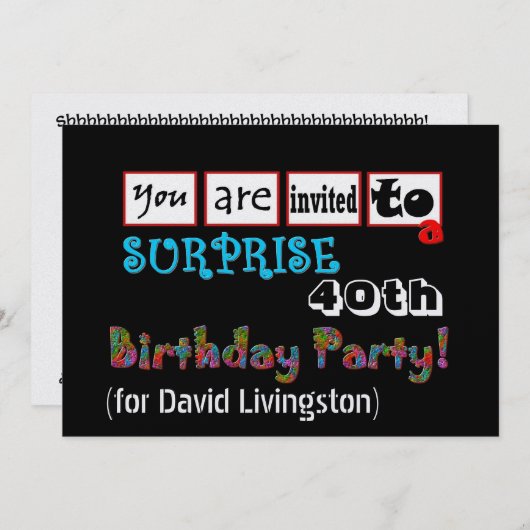 40e Sjabloon voor de uitnodiging tot het indienen  (Voorkant / Achterkant)