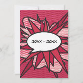 40e trouwdag grapcomic kaart (Achterkant)