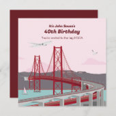 40e uitnodiging van de Brug van de Partij van de A (Voorkant / Achterkant)