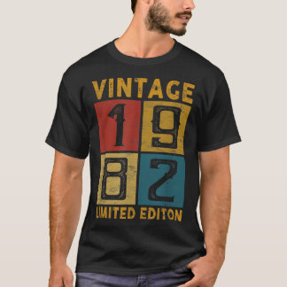 40e verjaardag 1982 Geboren in 1982 40 jaar oud T-shirt