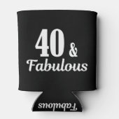 40e verjaardag 40 en verbluffend blikjeskoeler (Achterkant)