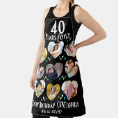 40e verjaardag 40 jaar foto achterhaald schort (Insitu)