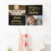 40e verjaardag 40 JAAR IN HET MAKEN VAN RETROSCRIP Spandoek (Insitu)