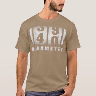 40e verjaardag , 40e dag Oldometer , 40 jaar oud T-shirt