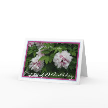 40e verjaardag Amanda Peonies Spring Flowers Moder