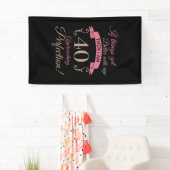 40e verjaardag beter met leeftijd spandoek (Insitu)