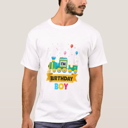 40e verjaardag Boy Train T-shirt (Voorkant)