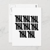 40e verjaardag briefkaart (Voorkant / Achterkant)