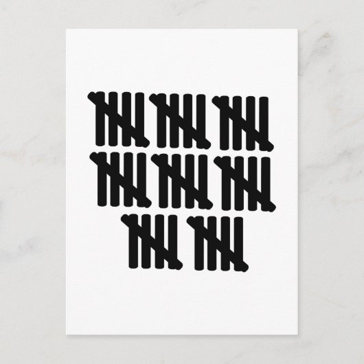 40e verjaardag briefkaart (Voorkant)