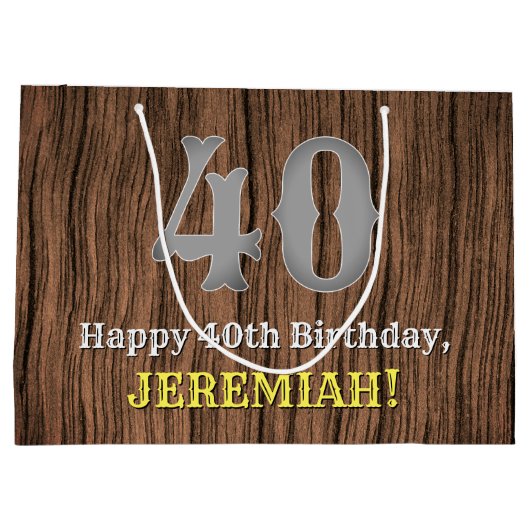 40e verjaardag: Country Western geïnspireerd uiter Groot Cadeauzakje