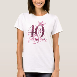 40e verjaardag -Dames Basic T-shirt