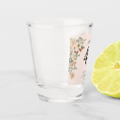 40e  verjaardag Floral Shot Glas (Links)