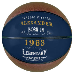 40e verjaardag Geboren in 1983 Naam Legend Blue Go Basketbal