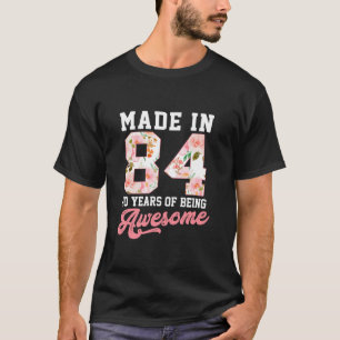 40e verjaardag geboren in 1984 40 jaar oud geschen t-shirt
