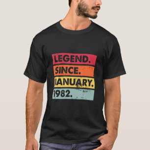 40e verjaardag geeft 40 jaar oude leggende sinds J T-shirt