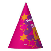 40e verjaardag gepersonaliseerde pet van de fotost feesthoedjes (Links)