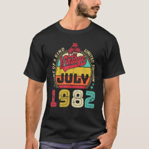 40e verjaardag Geweldige sinds juli 1982 T-shirt