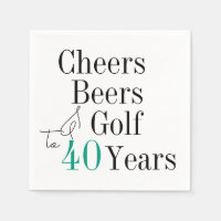 40e verjaardag Golf Proost en Beers Party