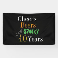 40e verjaardag Halloween Cheers Beers Spooky Party