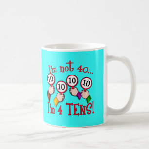 40e verjaardag Humor T shirt Koffiemok