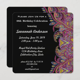 40e verjaardag kaart