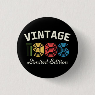 40e verjaardag Koeler Ronde Button 3,2 Cm