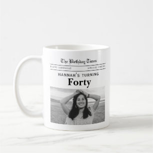 40e Verjaardag Krant Koffiemok