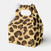 40e verjaardag Leopard Balloon Script Bedankdoosjes (Achterkant)