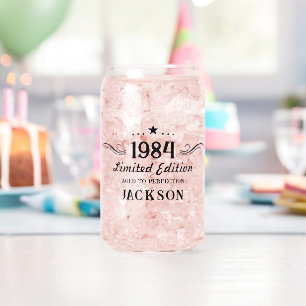 40e verjaardag Limited Edition 1984 Blikvorm Glas