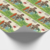 40e Verjaardag 💪🤣 Mannen Grappige Bodybuilder Sp Cadeaupapier (Hoek)