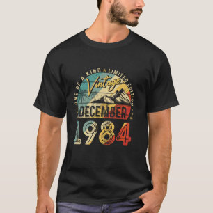 40e Verjaardag Mannen Vrouwen Gift Decem T-shirt