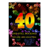 40e verjaardag nog steeds springend (Voorkant)