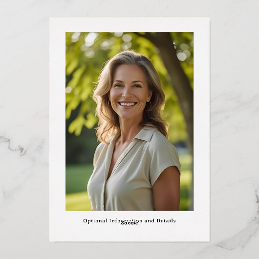 40e Verjaardag Partij Sjabloon Hand getrokken Lijn (Achterkant)