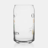 40e verjaardag Proost en Beers Golf Blikvorm Glas (Links)