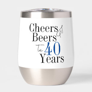 40e verjaardag Proost en Bier Eenvoudig Feestje