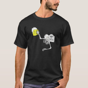 40e verjaardag R I P 30 Tombstone T-shirt