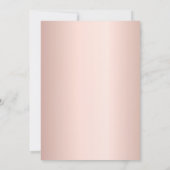 40e verjaardag roos gouden glitter drip kaart (Achterkant)