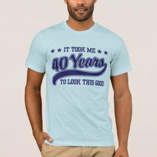 40e verjaardag t-shirt