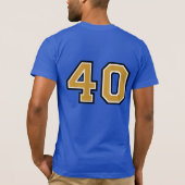 40e verjaardag T-Shirt (Achterkant)