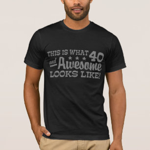 40e verjaardag t-shirt