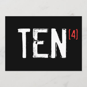 40e verjaardag - Uitnodiging